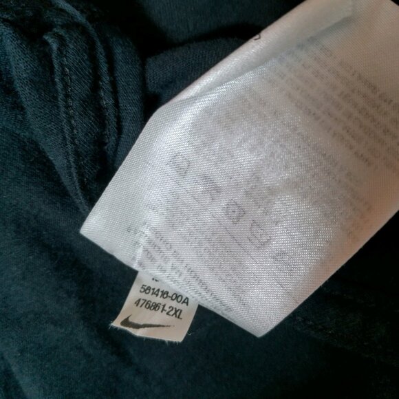 Carolina Panthers Cam Newton Shirt XXL Nike Tee Black NFL Super Bowl 50 #1 - Picture 7 of 11